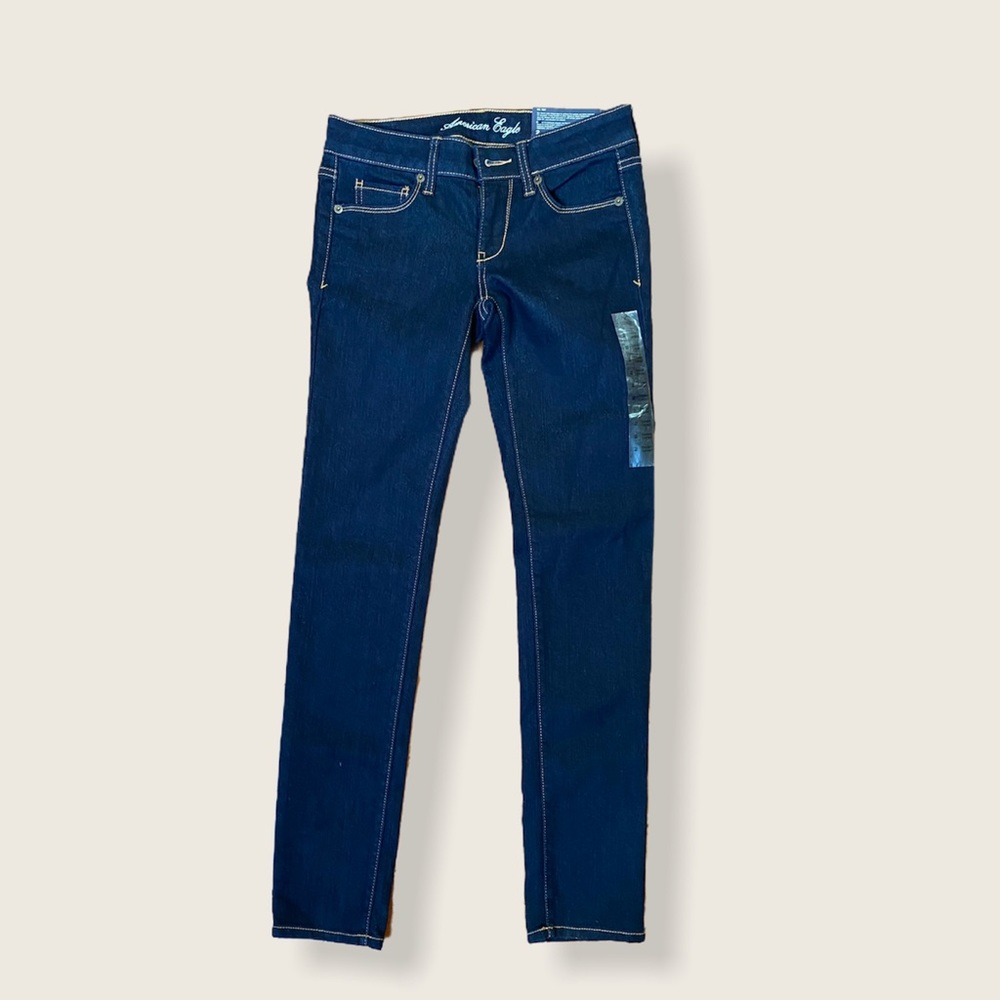 American Eagle dark wash skinny jeans